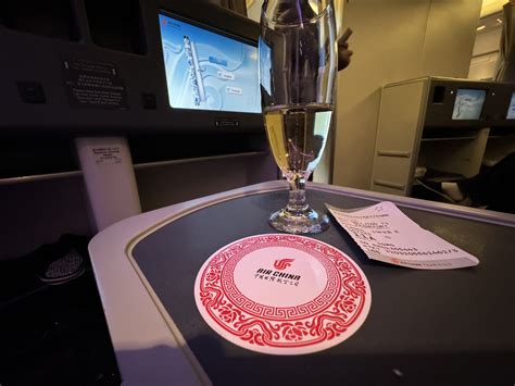 I flew business class on Air China's 777 from Beijing, wouldn't .